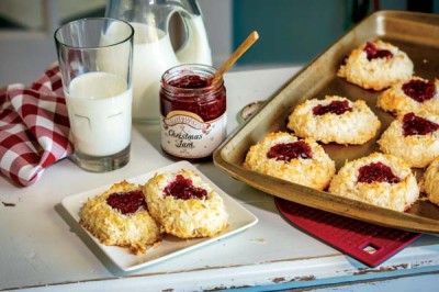 Coconut Macaroon with Hardywares Christmas Jam