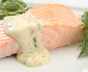 Microwaved Poached Salmon