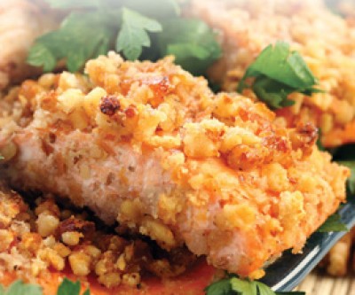Walnut-Crusted Salmon